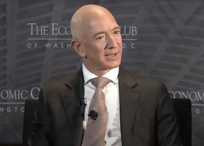 Jeff Bezos/ foto captură video Youtube