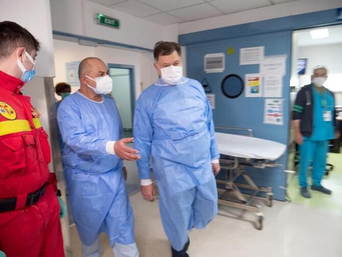 Ministrul Sănătății, Alexandru Rafila, a vizitat SUUB în ultima zi a lui ianuarie 2022  FOTO: Facebook SUUB