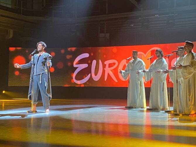 Cezar Ouatu, reacție după eliminarea de la Eurovision. Foto Instagram