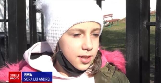 Ea este Ema, o fetiță de 10 ani din Oradea care și-a salvat fratele după ce a sunat la 112. „S-a descurcat de nota 10" / Foto: Captură video Pro Tv