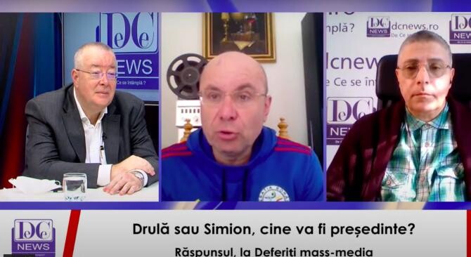Chirieac, Gușă și Vâlcu la emisiunea "Deferiți mass-media" de la DC News TV 