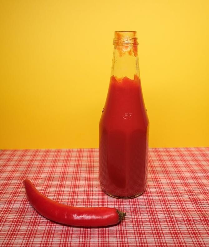La început, ketchup-ul a fost vândut, în sticluţe mici, ca medicament / Foto: Pexels