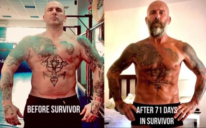 Cătălin Zmărăndescu, corp tras ca prin inel, după Survivor 2022. Câte kilograme a slăbit / Foto: Intagram Cătălin Zmărăndescu