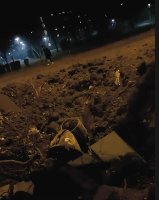 Dronă militară, prăbușită în Croația/ foto captură video Youtube