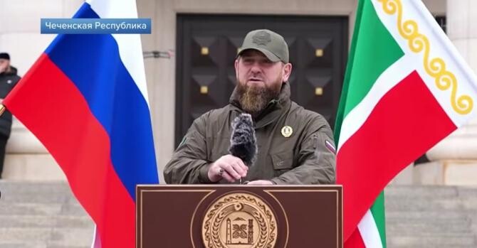 Liderul cecen recunoaște că are PIERDERI în rândul luptătorilor săi din Ucraina / Foto: Captură video Youtube Pervîi Kanal