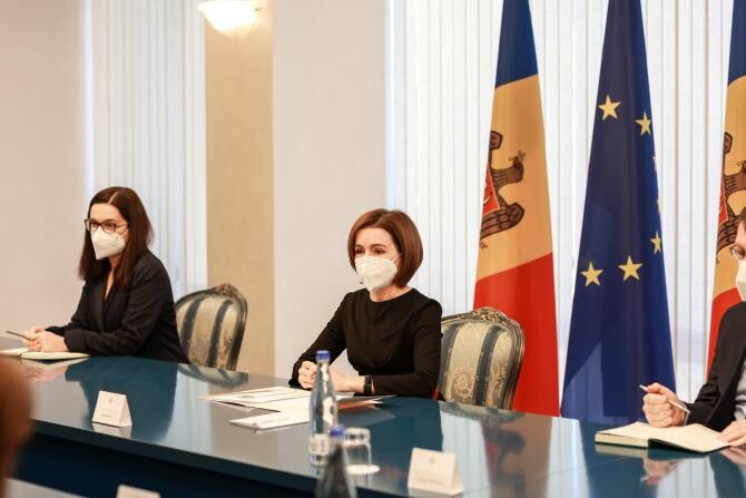 PMP, scrisoare deschisă pentru accelerarea procesului de aderare a Republicii Moldova la UE / Foto: Facebook Maia Sandu