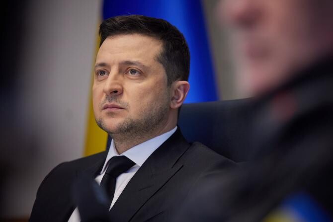 Președintele Ucrainei, Volodimir Zelensky 
