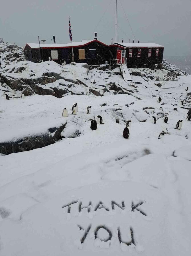 Sursă foto: Facebook - UK Antarctic Heritage Trust