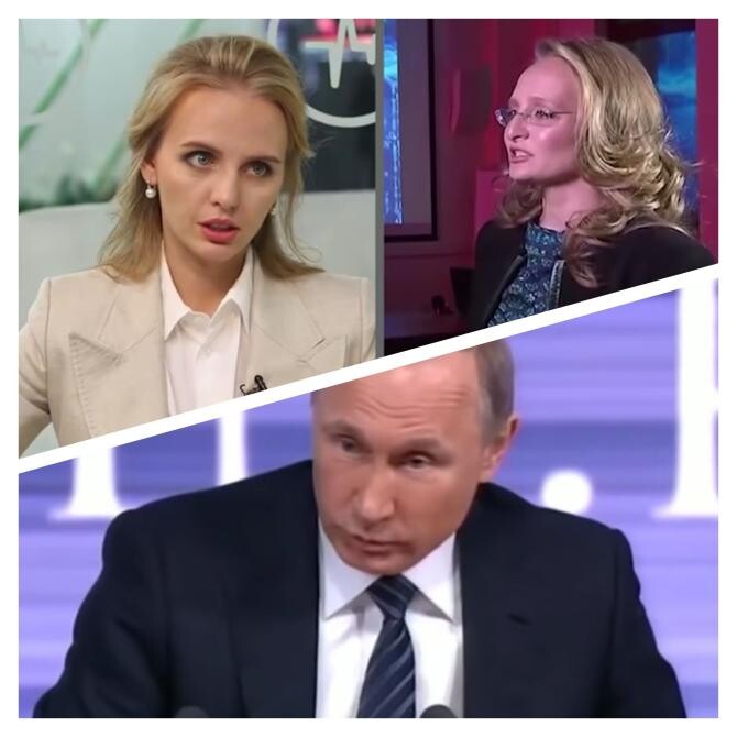 Fiicele lui Putin ar putea fi lovite de noile sancțiuni ale UE, după masacrul de la Bucha / Foto: Captură video Youtube The List