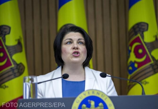 Premierul moldovean, Natalia Gavriliţa
