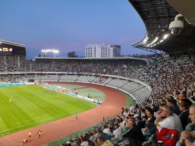 U Cluj - Dinamo, 2-0. Foto DC News - stadion Cluj Arena