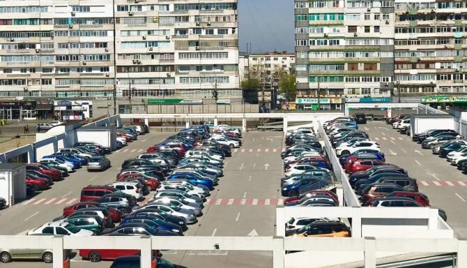 Noua parcare supraetajată din curtea unității medicale va avea 466 de locuri de parcare