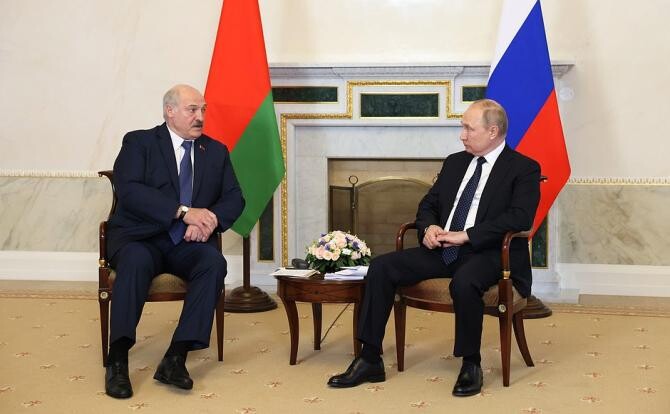 Lukașenko i-a spus lui Putin că este „enervat” de politica Lituaniei și Poloniei / Foto: Kremlin.ru