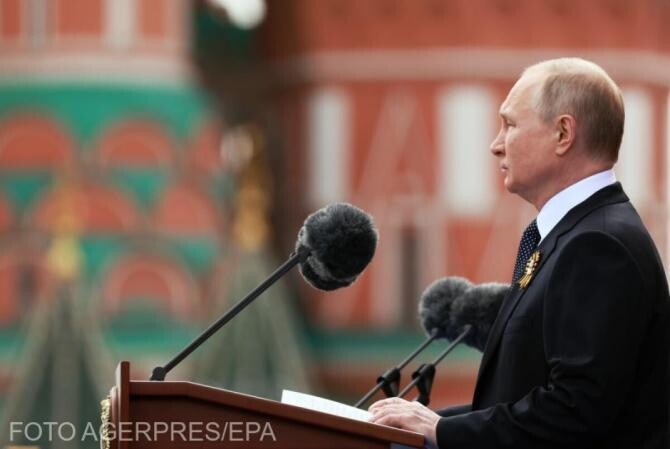 Un discurs al lui Putin, amânat cu o oră din cauza unui atac cibernetic - Foto Agerpres