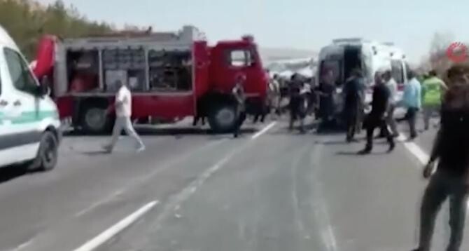 Accident Turcia/ captură video