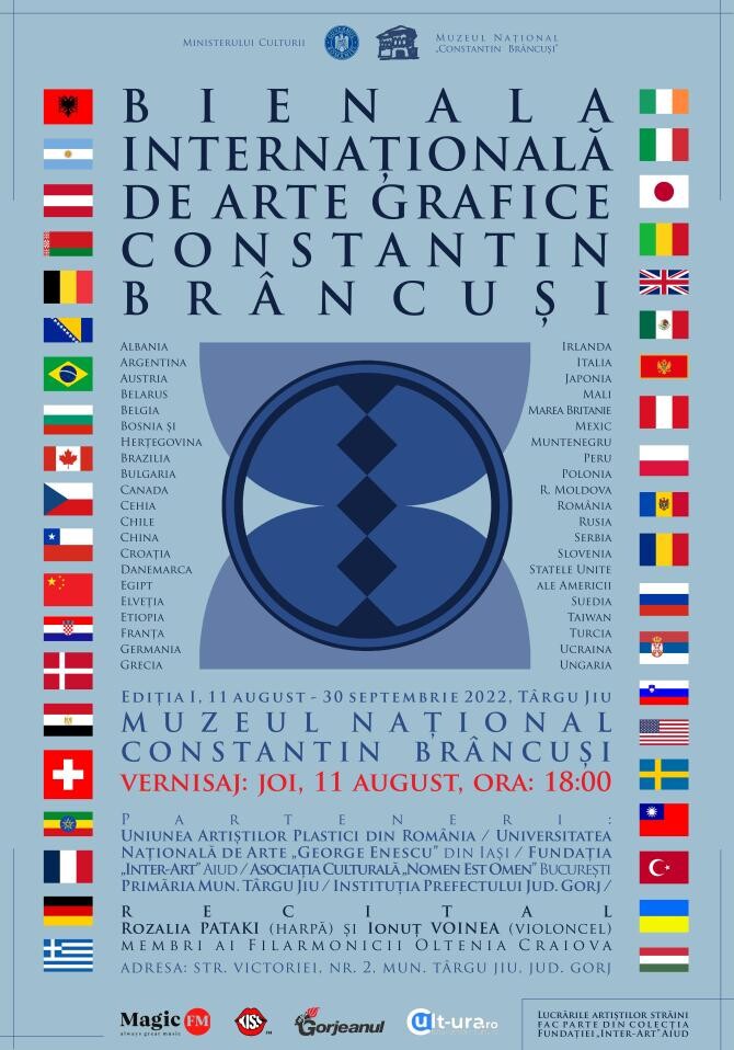 Începe Bienala Internațională de Arte Grafice „Constantin Brâncuși”