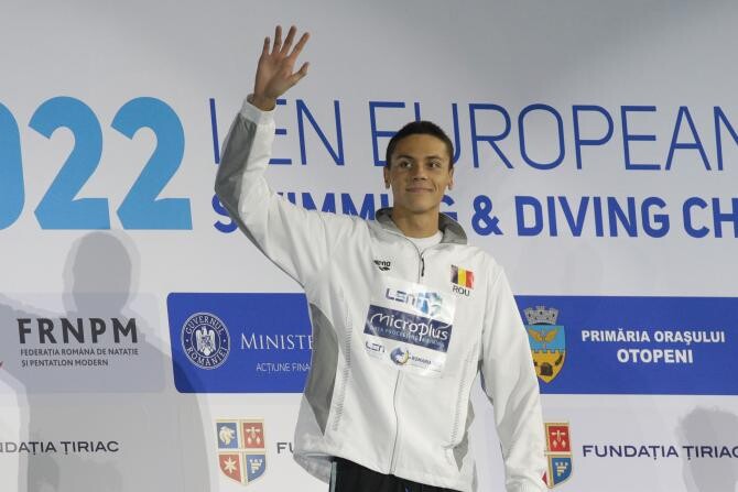David Popovici, calificat în finala probei de 200 m liber la Europene