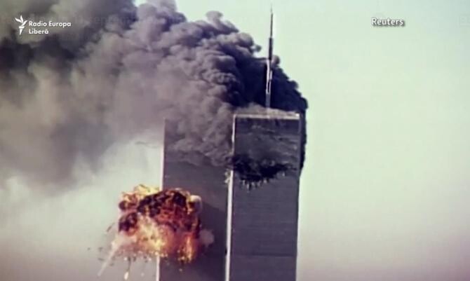 Atacurile teroriste din 11 septembrie 2001. Se împlinesc 21 de ani de la tragedie. De ce astăzi trebuie să iei o pauză de la știri / Foto: Captură video Youtube Radio Europa Liberă