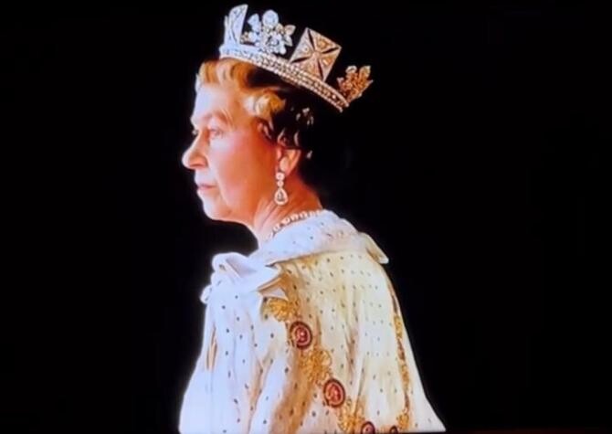 Ce au văzut toți britanicii la TV după anunțul morții Reginei Elisabeta a II-a / Foto: Captură video Vlad M.