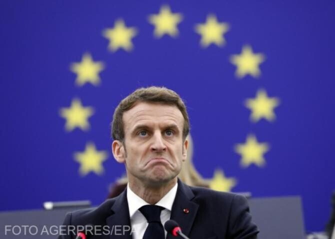 Jurnaliştii de la France 24 şi RFI protestează după unele declaraţii ale lui Macron - Foto Agerpres