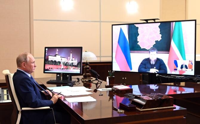 Kremlinul a reacționat după ce Kadîrov, plin de furie, a amenințat că merge la Putin / Foto: Kremlin.ru