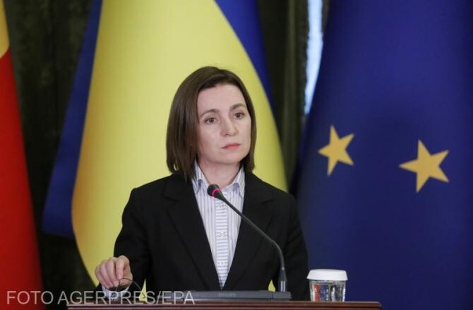 Maia Sandu a convocat Consiliul Suprem de Securitate după întreruperi masive de curent în Republica Moldova / Sursa foto Agerpres