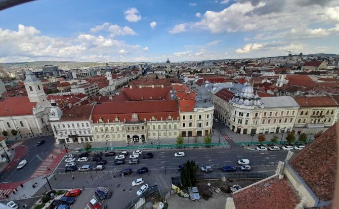 Cum se vede Clujul de la o înălțime care îți taie răsuflarea. Ai fost aici? / FOTO DC NEWS