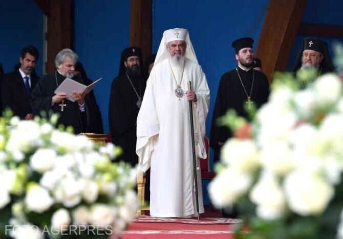 Patriarhul Daniel, mesaj clar: Crucea de pe Cetățuie din Cluj-Napoca nu va fi înlăturată, în pofida lucrărilor de reamenajare a zonei - foto Agerpres