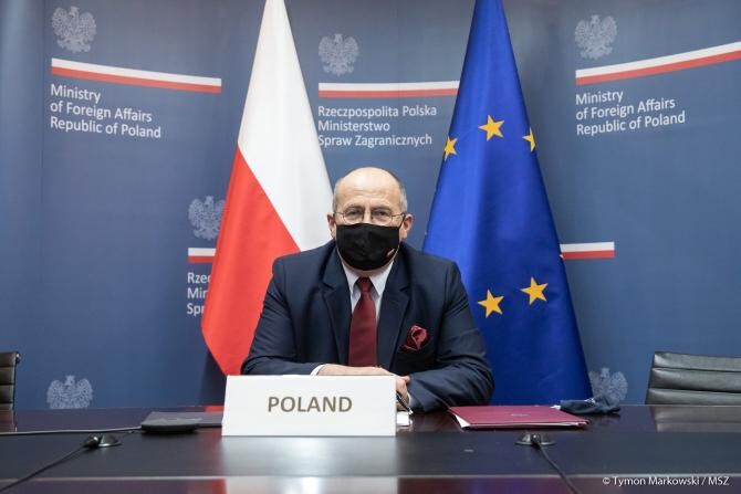 Șeful diplomaţiei poloneze: Ne găsim într-un moment-cheie al istoriei, în această parte a Europei / Foto: Facebook Zbigniew Rau