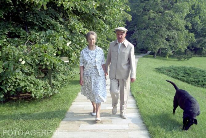 Elena și Nicolae Ceaușescu, la Neptun