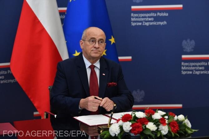 Ministrul polonez de Externe, Zbigniew Rau