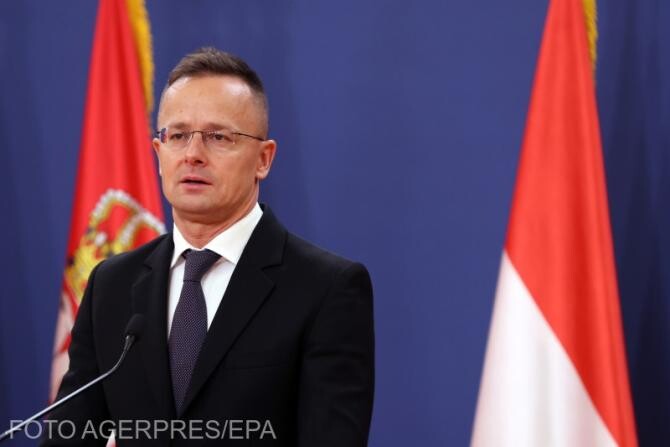 Peter Szijjarto, ministrul ungar de Externe. Sursa Agerpres