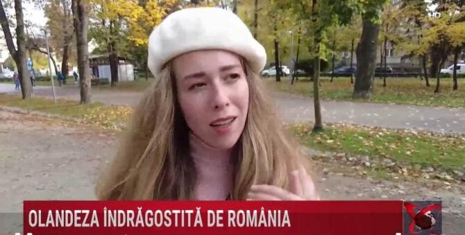 Bloggeriță din Olanda, îndrăgostită de România. Orașul din țara noastră pe care îl compară cu Viena. "E mai relaxat, atmosfera e diferită" / Foto: Captură video Realitatea Plus