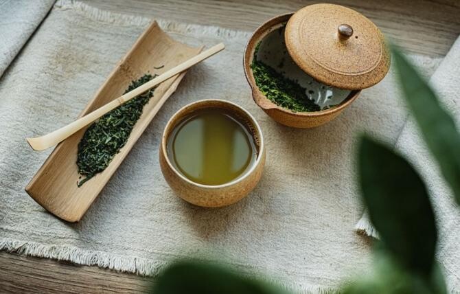 Ceaiul verde nu poate fi preparat cu apă clocotită, îi distruge gustul și proprietățile utile. Sursa - pixabay.com