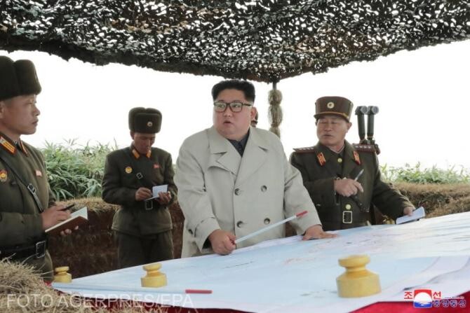 Coreea de Nord a lansat o nouă rachetă şi promite o ripostă 'feroce' la adresa alianței militare SUA - Coreea de Sud - Japonia