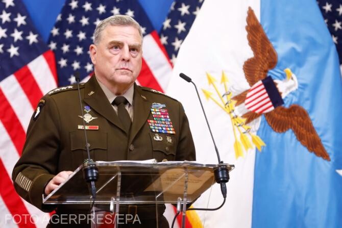 Generalul Mark Milley, șeful Statului Major comun al forțelor armate americane. Sursa Agerpres