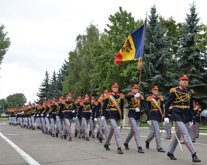 Parada de 1 Decembrie. Un contingent al armatei Republicii Moldova vine la București / Foto: Facebook Ministerul Apărării al Republicii Moldova