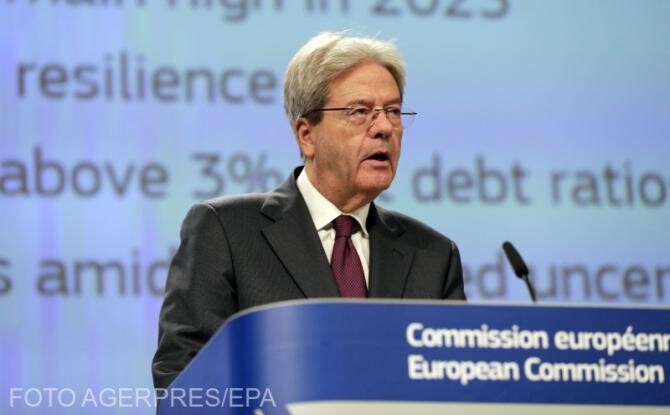 comisarul UE pentru Economie, Paolo Gentiloni. Sursa Agrepres.
