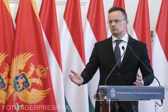 Ministrul Afacerilor Externe ala Ungariei, Peter Szijjarto. Sursa Agerpres