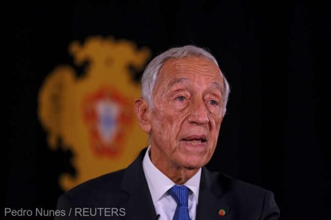 Președintele Portugaliei, Marcelo Rebelo de Sousa. Sursa Agerpres