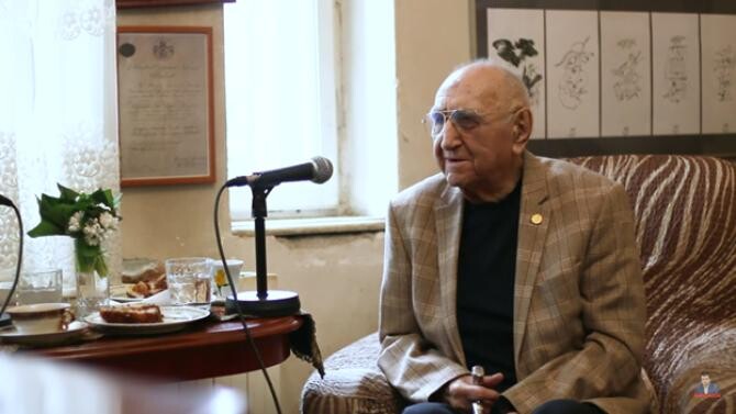 Dinu Săraru, la 91 de ani, discută cu Ionuț Vulpescu despre marii săi prieteni, Mitică Popescu și D R Popescu