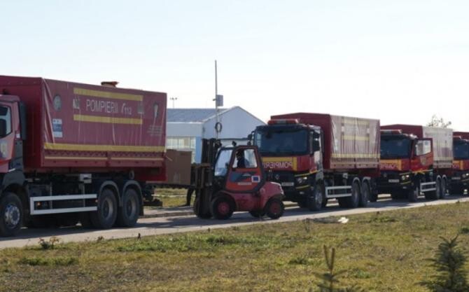 Donațiile americanilor vor ajunge în Ucraina prin hub-ul umanitar de la Suceava. Sursa foto: facebook/Ambasada Romaniei in SUA