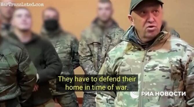 Prigojin eliberează pușcăriașii care au luptat în Ucraina. "Nu beți, nu consumați droguri, nu violați bărbați, purtați-vă bine" - / Foto: Captură video Twitter  Volodymyr Tretyak