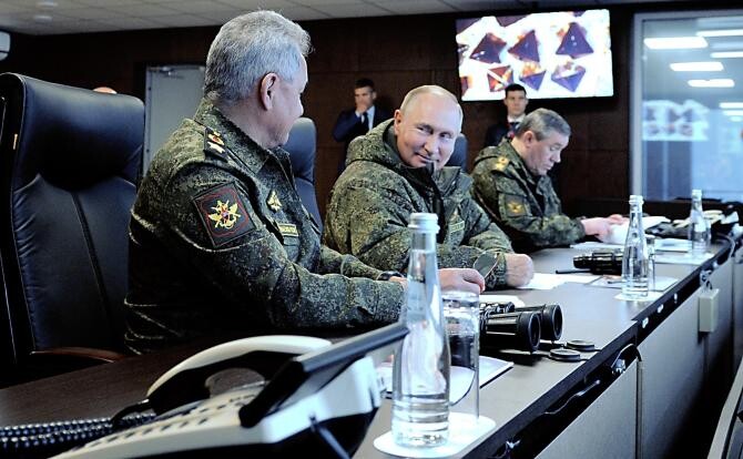 Vladimir Putin, despre războiul din Ucraina: Dinamica este pozitivă. Sper că luptătorii noştri ne vor da încă o dată satisfacţie / Foto: Kremlin.ru
