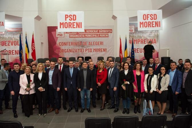Noua echipă  a organizației PSD Moreni, Dâmbovița