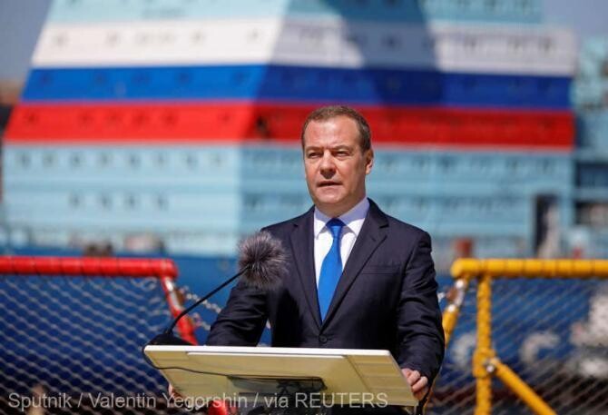 Rusia s-ar dezintegra fără o victorie în Ucraina, susține Dmitri Medvedev. Sursa foto: Agerpres