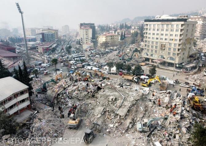 Scene "apocaliptice" în zonele lovite de cutremur din Turcia. Mărturiile directorului PAM / Foto: Agerpres