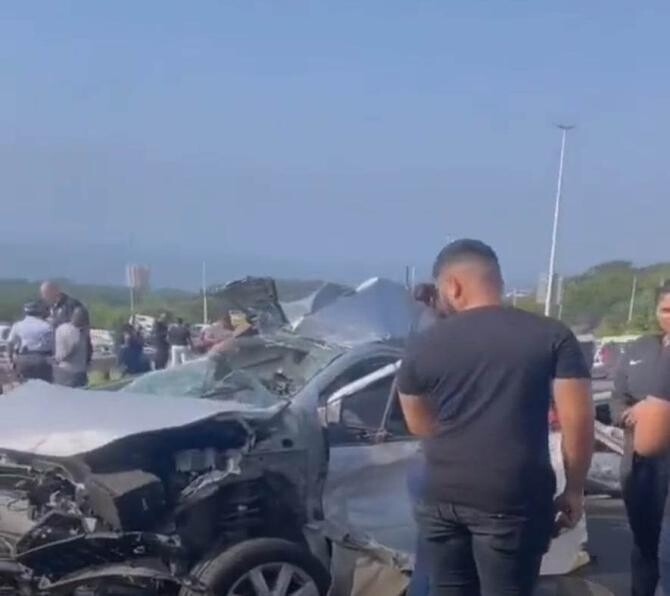 Accident cu 50 de mașini pe o  autostradă: Nu a existat nicio modalitate să poţi fugi din calea acelui camion... / Foto: Captură video Twitter