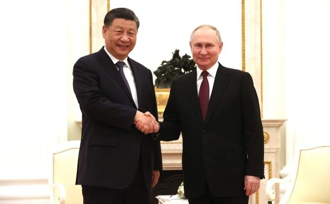 Meniu select, cu 7 feluri, pentru cina la care Putin l-a invitat pe Xi Jiping. Detalii și despre prânzul de mâine. Peskov: Înghețata este întotdeauna gata, lui Xi Jinping îi place / Foto: Kremlin.ru