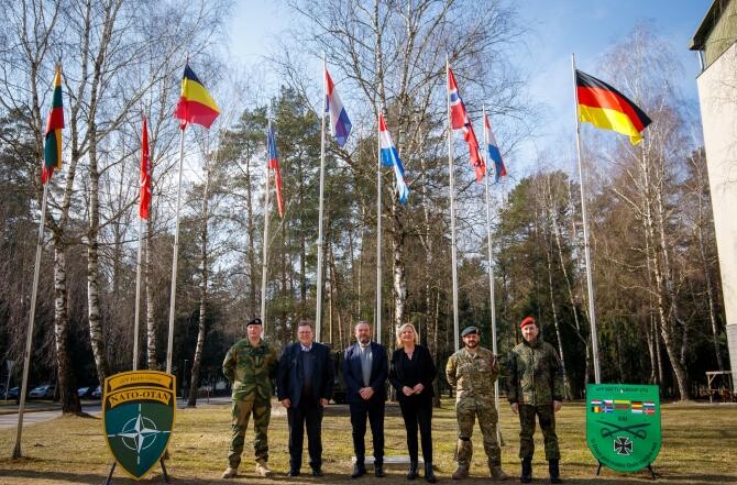 Sursa foto Twitter NATO eFP Battlegroup Lithuania @BG_LTU_eFP 